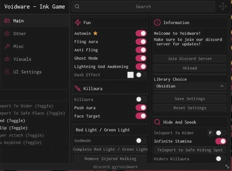 Voidware Ink Game script