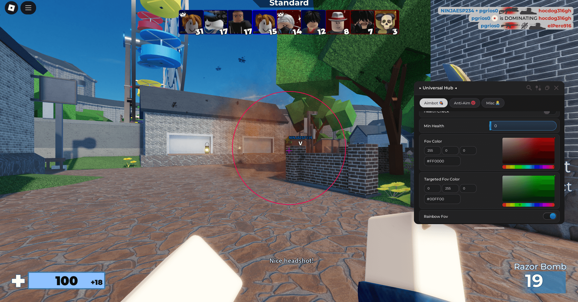 Universal Aimbot script