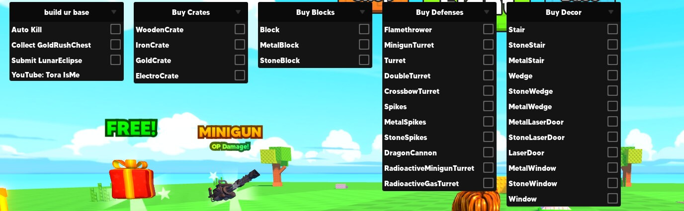 Build ur base Auto kill script