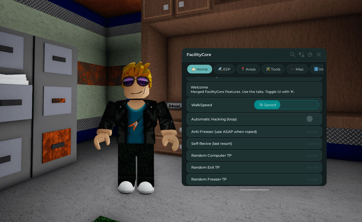 FacilityCore Script 2025 - AutoPlay, Auto Free-Capture, Spin-Float Beast, ESP, Spam AUDIO