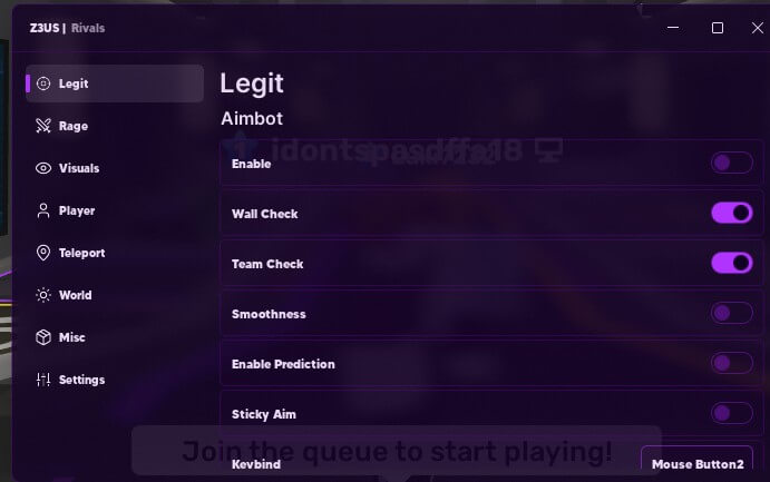 Rivals script by z3us | Aimbot, Silent Aim