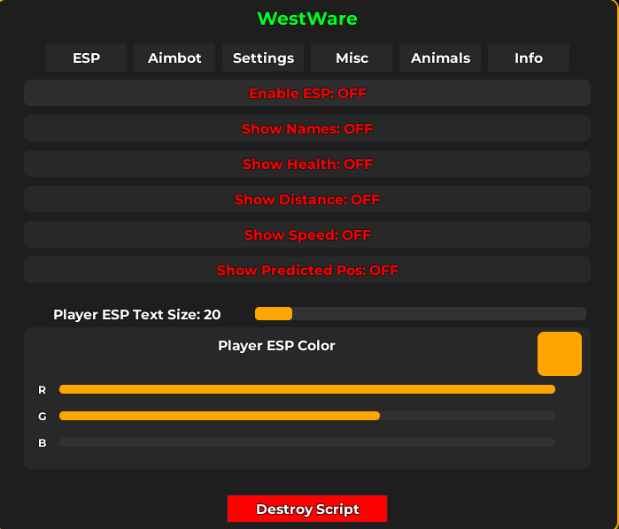 WestWare Script | Silent Aim