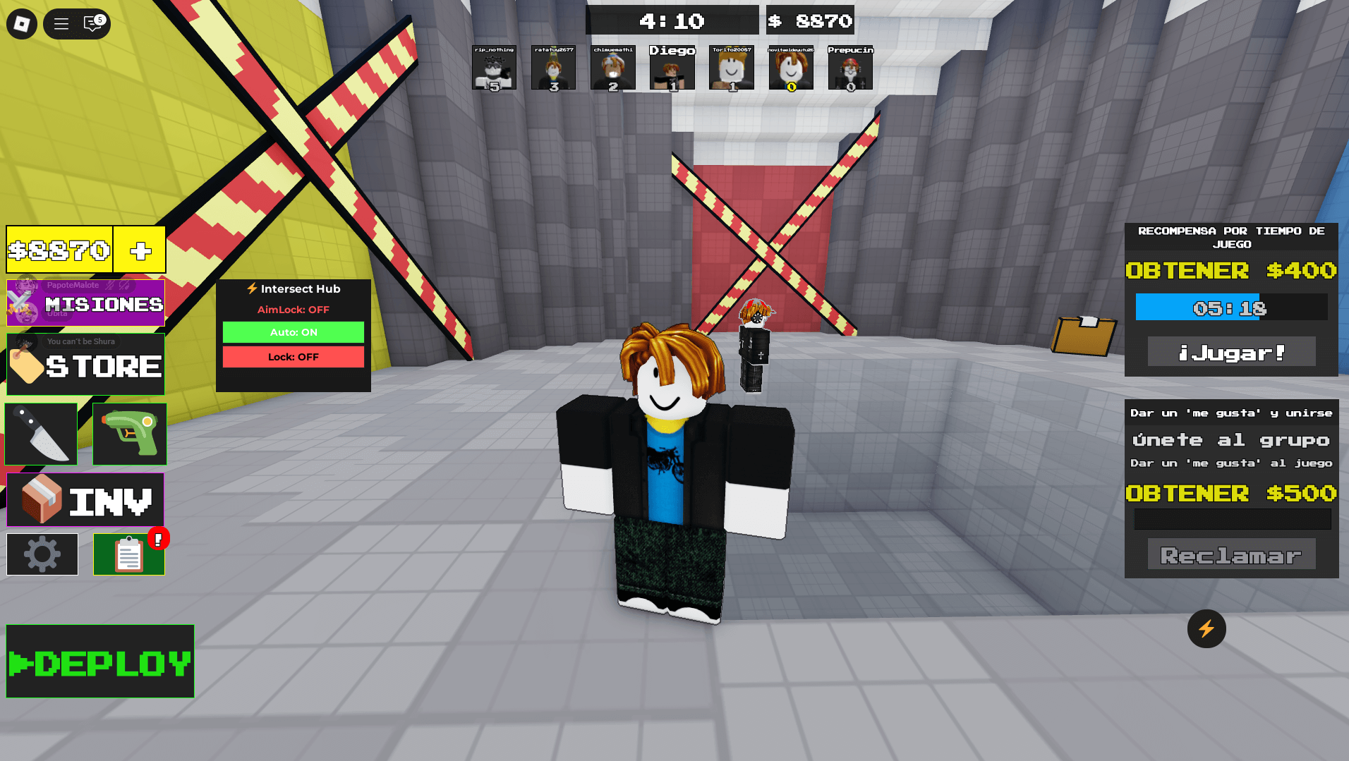 FPS Flick Intersect Aimlock Script Hub