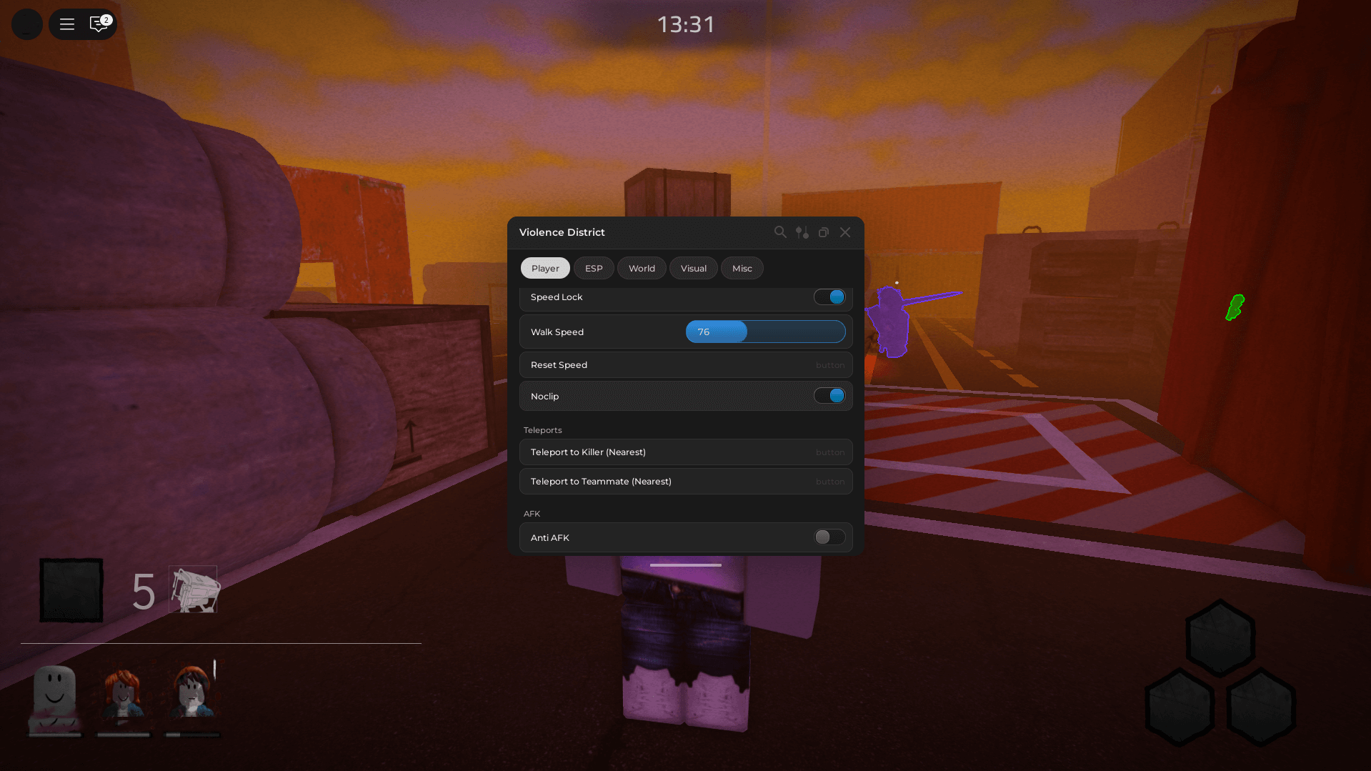 Violence District Script