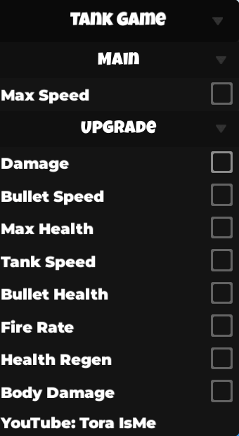 Tank Game Script Max Speed
