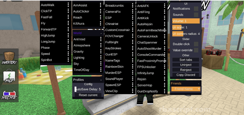 MM2 Script | Anti Fling, Auto Walk, Aim Assist