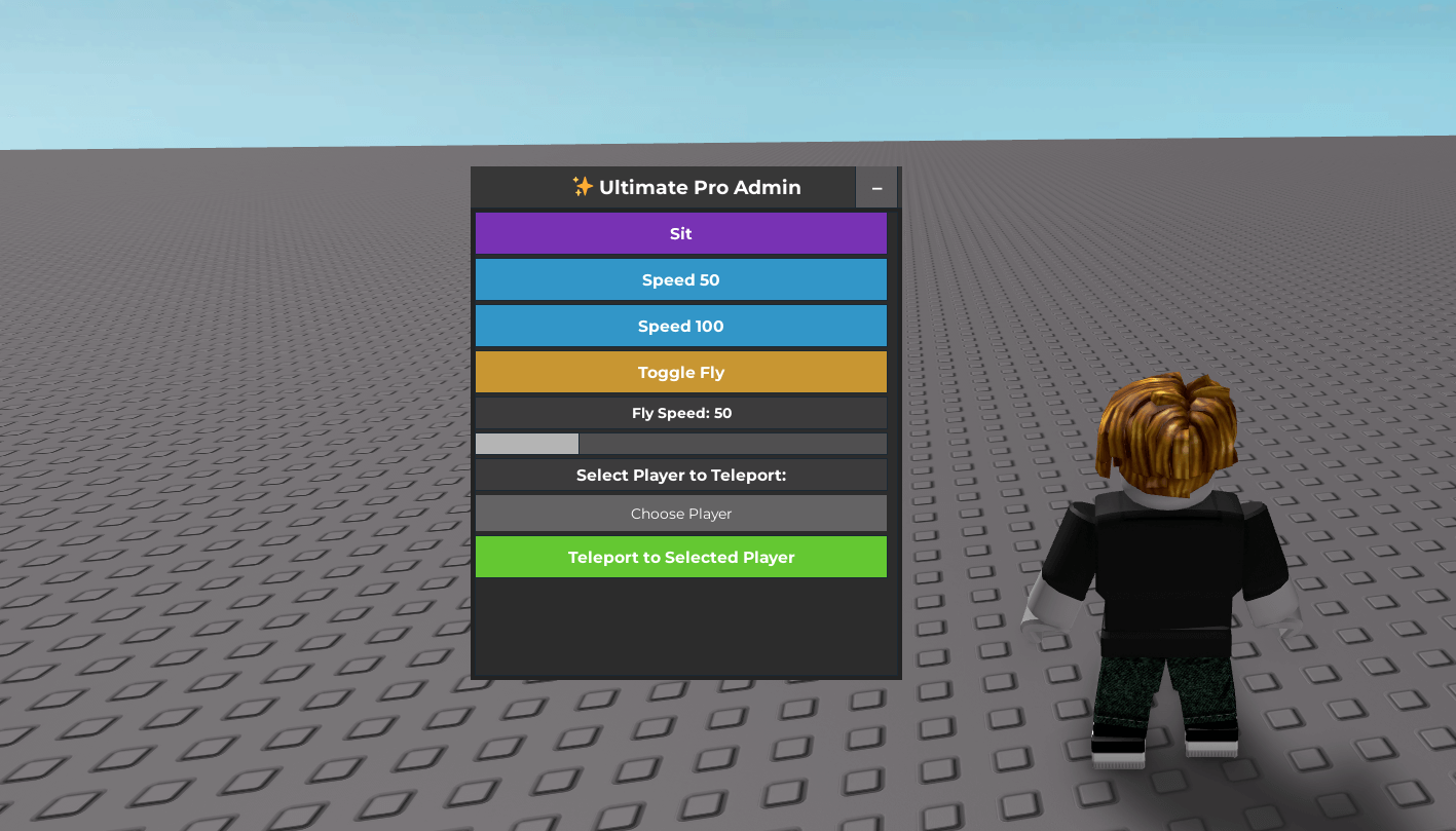 Ultimate Admin Panel for all games