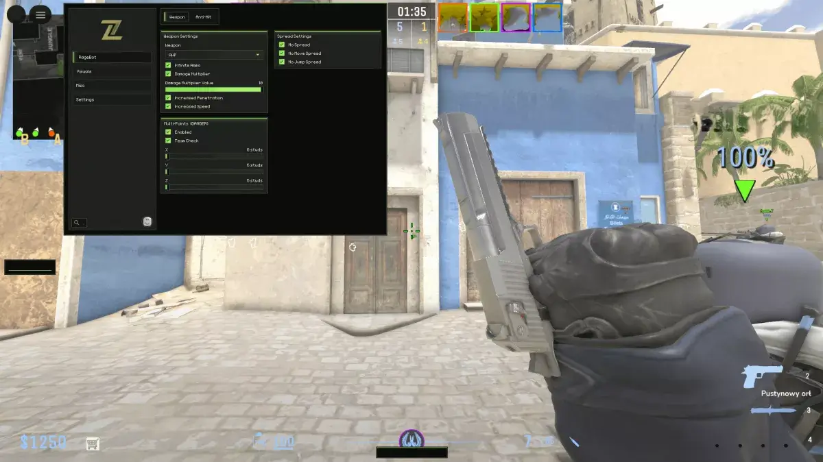 Defuse Division Script for Weapon Modification