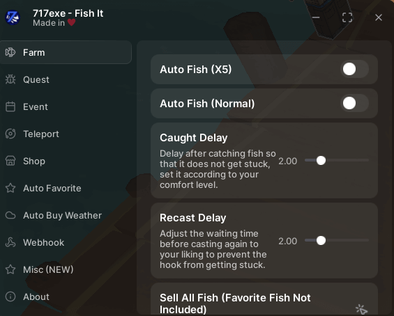 717exe Fish it Script | Auto Fish Normal