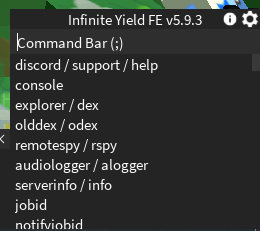 Infinite Yield FE Script