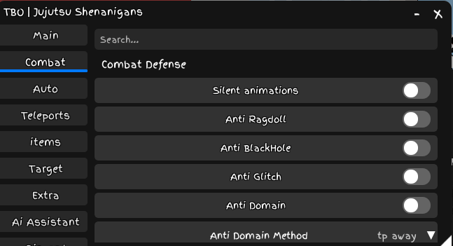 Jujutsu Shenanigans Script keyless