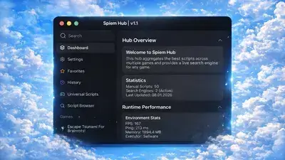 Spiem Hub – Universal Script Loader - Keyless