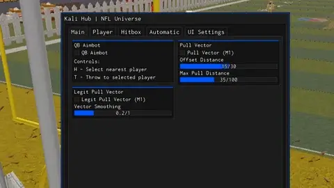 NFL Universe Football Script by Mini Hub - Ball control, Aimbot