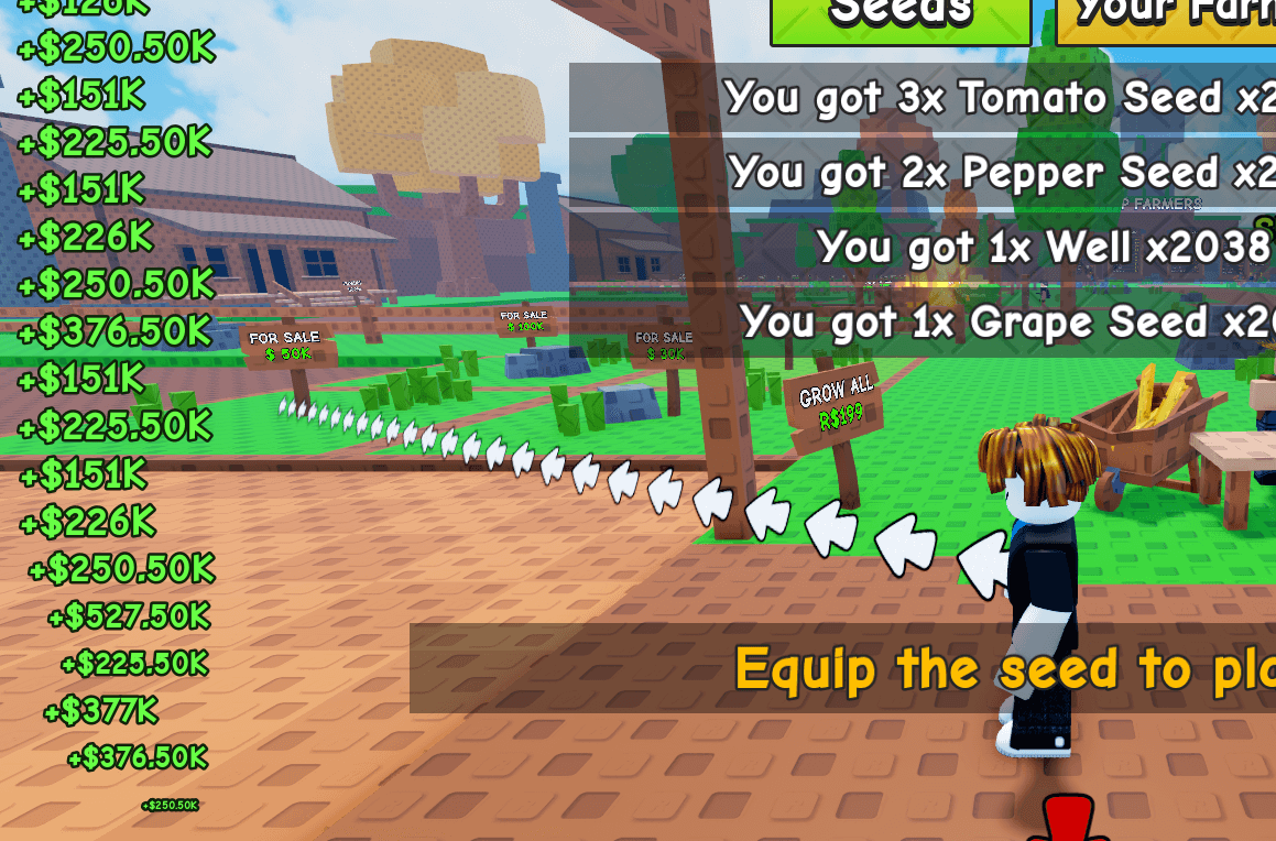 Your Farm Script | Auto Money, Auto Form, Idk