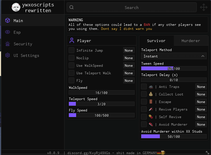 Survive the Killer Script Keyless - Anti Traps