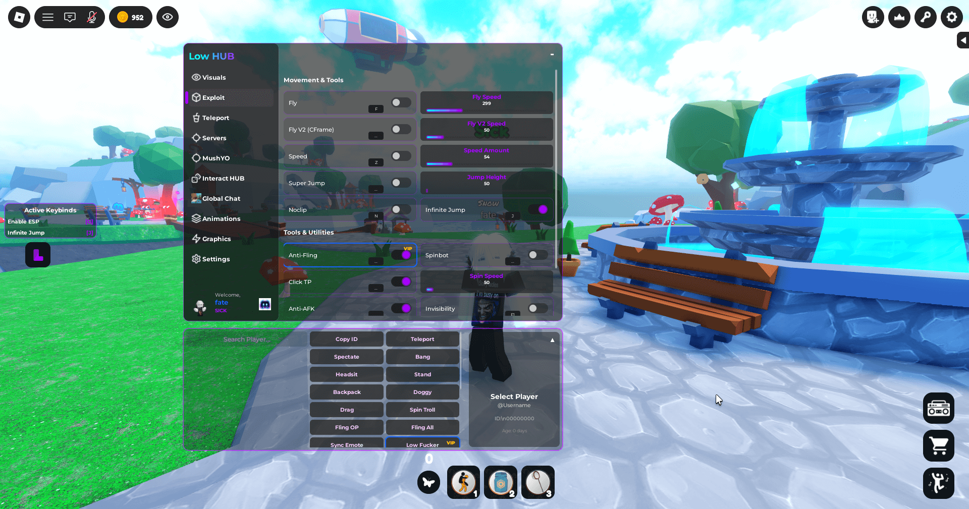 LowHub - Universal HUB Script