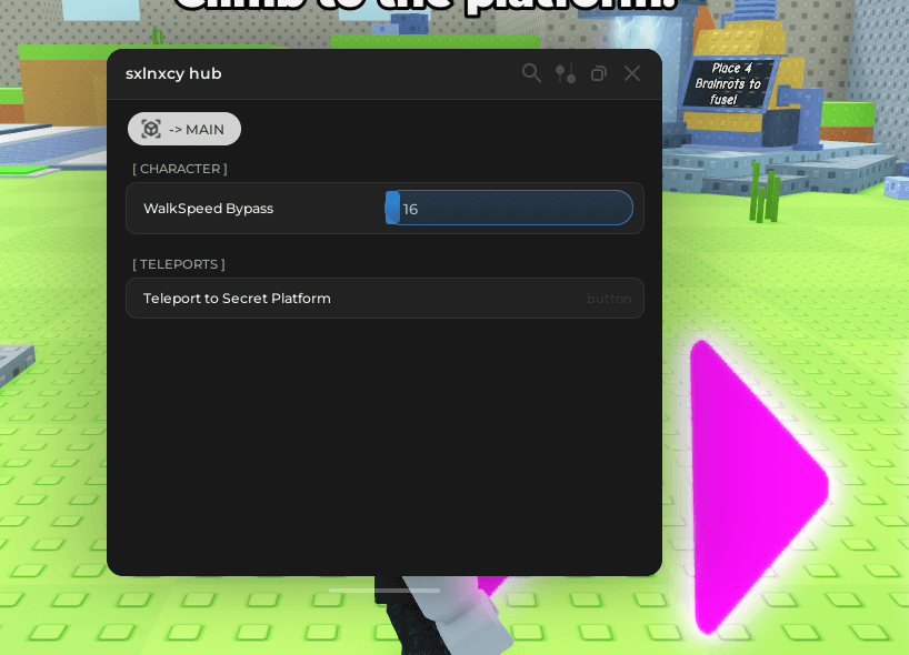 Climb For Brainrots Script