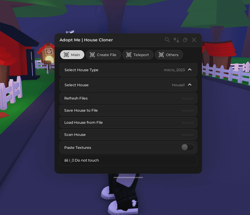 House Cloner script for adopt me - Save House to file