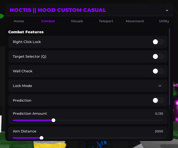 Noctis Hood Customs Script - No Keys