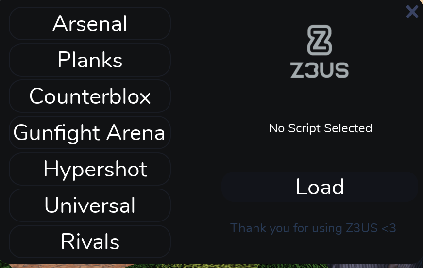 Z3US Script for multiple games