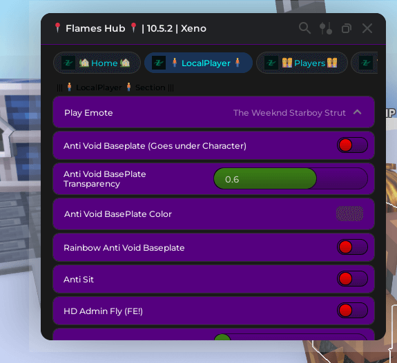 Flames Hub Universal VC script keyless