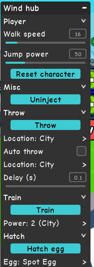 Auto throw script for Spear Training keyless