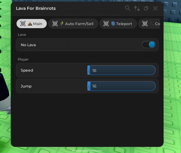 Escape Lava For Brainrots Script Keyless - Auto Farm/Sell