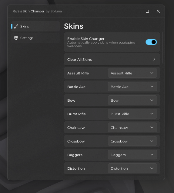 Rivals Skin Changer by Soluna