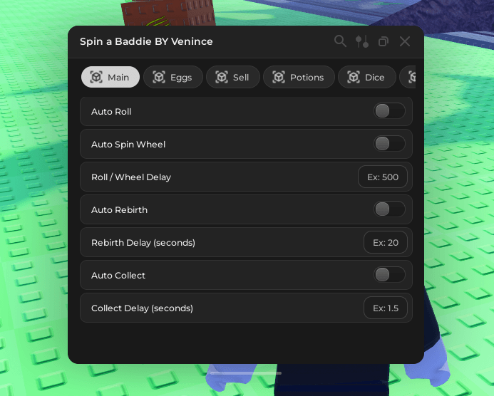 Spin a Baddie Script by Venince - Auto roll, Auto wheel