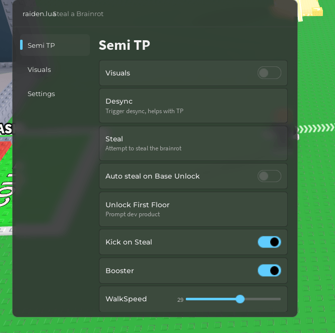 Steal a Brainrot Script Keyless - Xeno Compatible