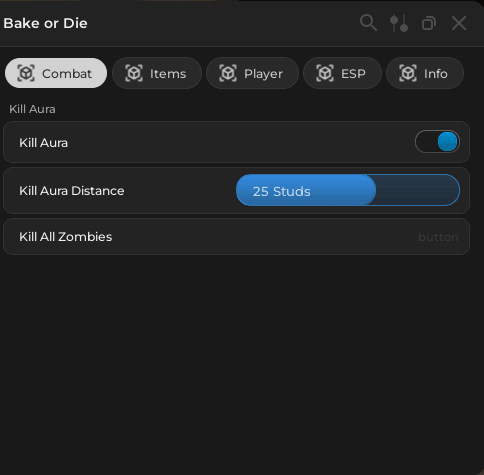 Bake or Die Script keyless - Kill Aura