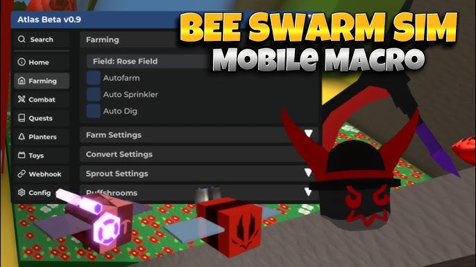 Bee Swarm Simulator Fast tWeen Atlas + HiveHub Auto Farm + Sticker Steal