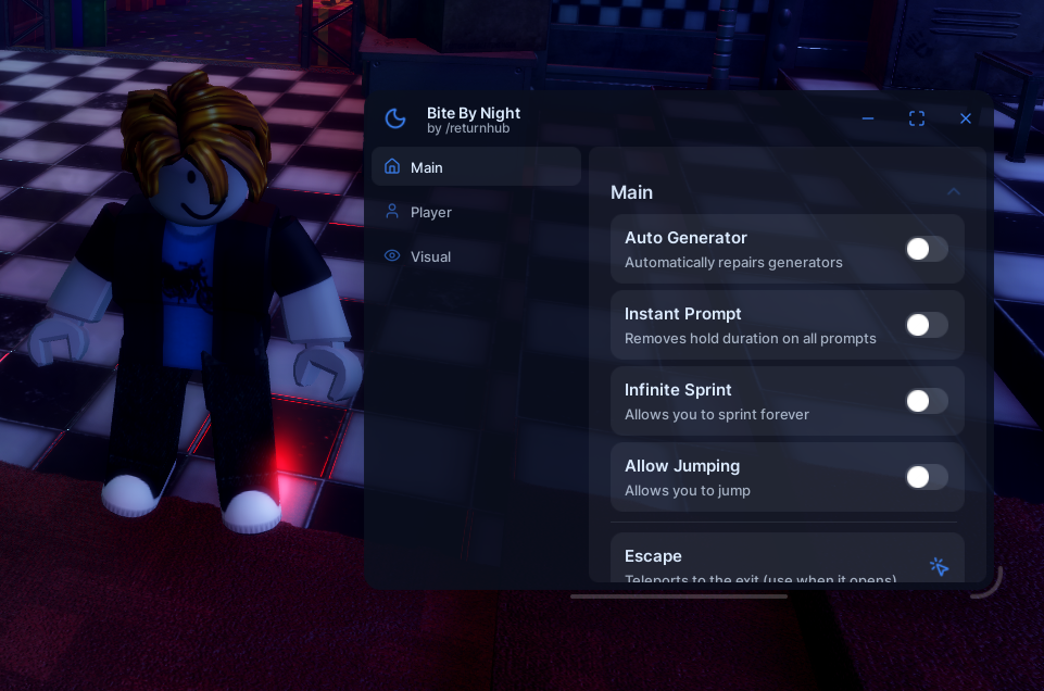 Bite By Night Script 2026 (No Key) - Auto generator