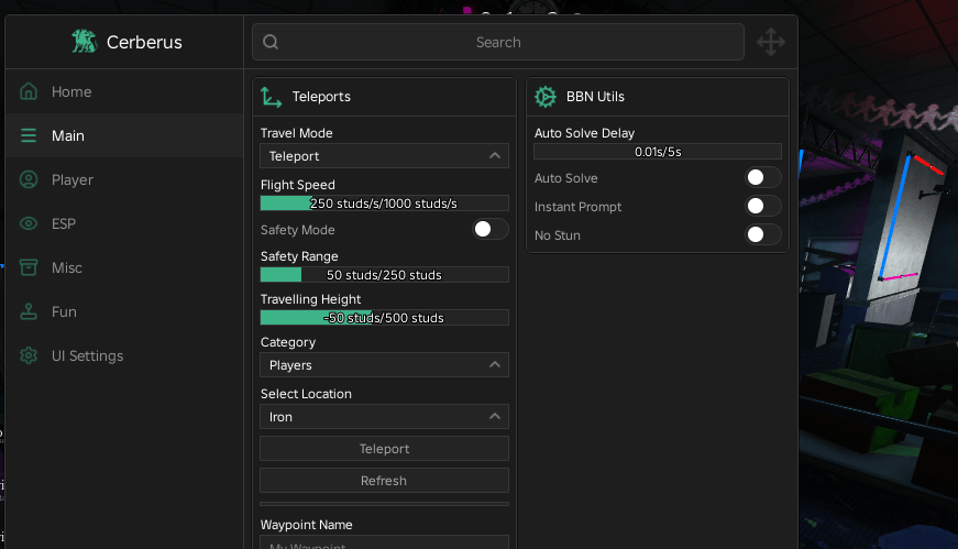 Bite By Night Script Cerberus - BBN Utils