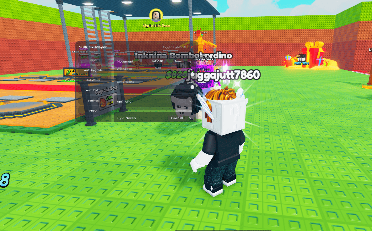 Sulfur Hub - Auto Farm, Jump Power
