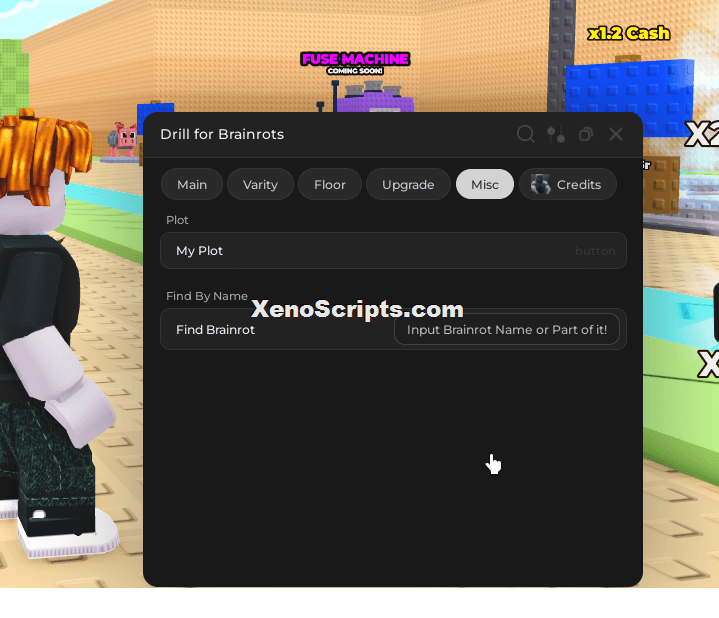 Drill for brainrots Script keyless