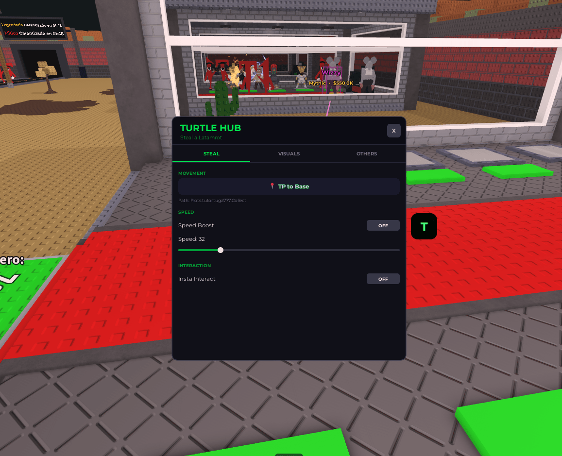 Carry a Latamrot Script by Turtle Hub - TP to Base