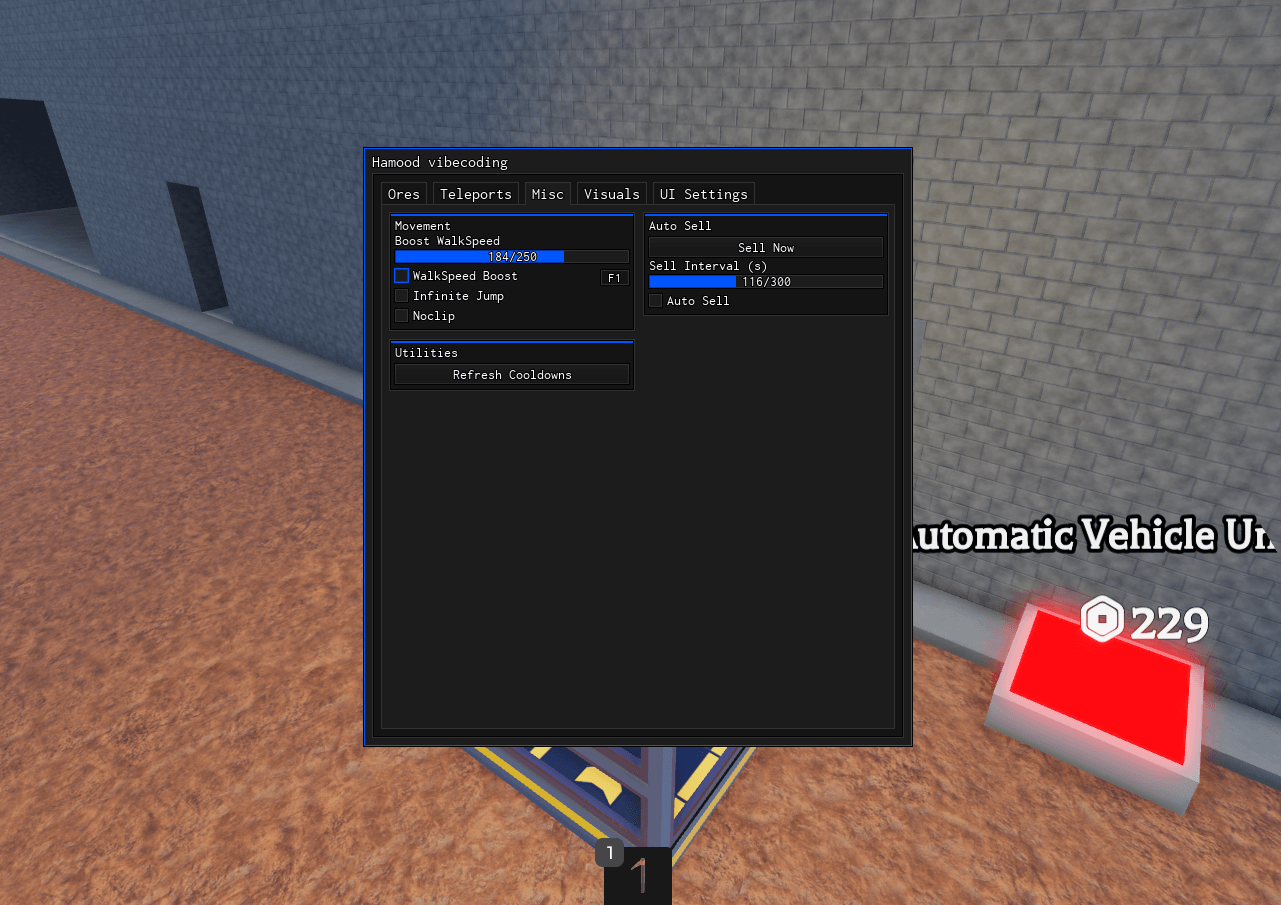 Ultimate Mining Tycoon Script 2026 (Keyless)- My Plot, WalkSpeed Boost, Auto Sell