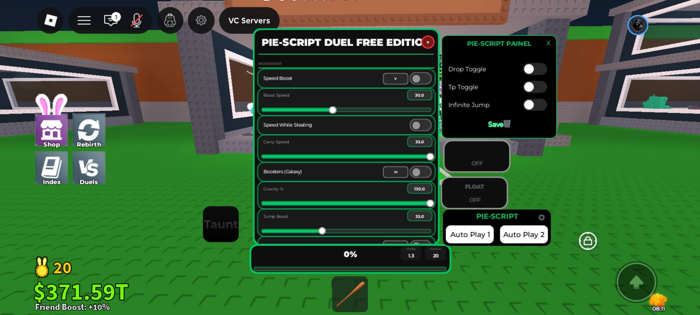Steal A Brainrot Duel Script - PIE-Script Duel Script| Very Smooth Gui | Completely Free | No key