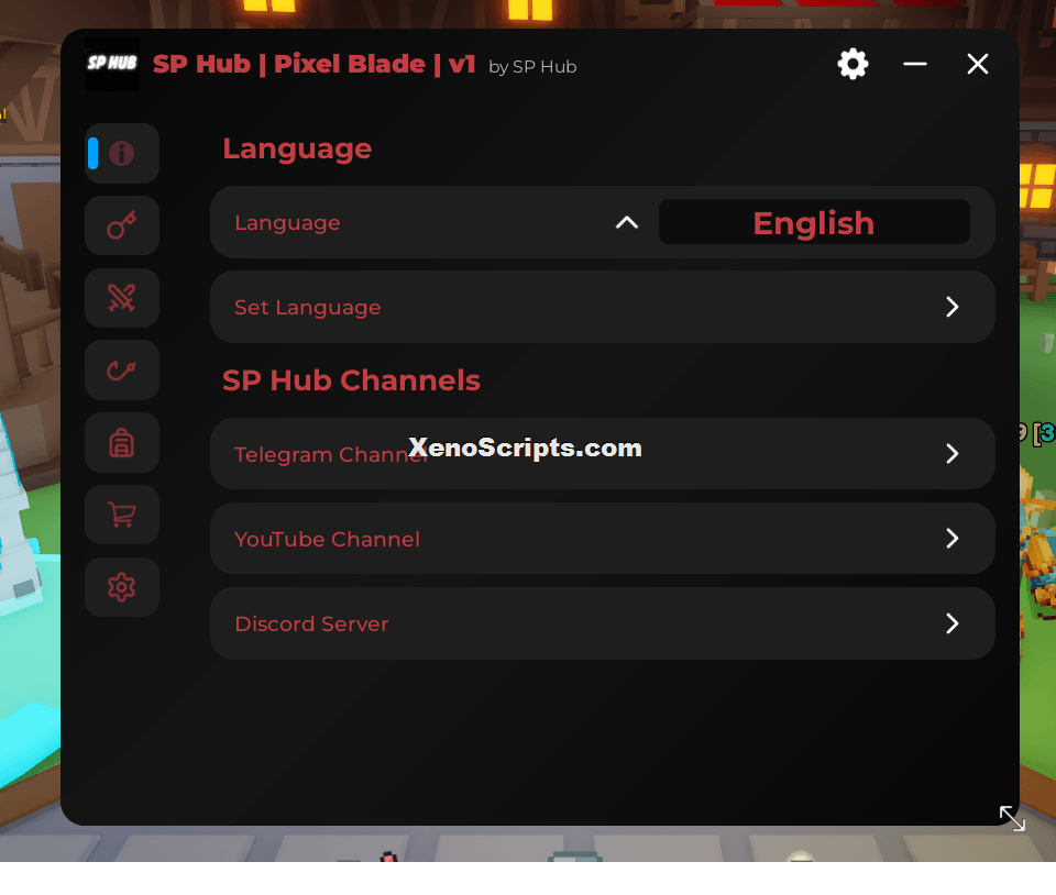 SP Hub Pixel Blade Auto Farm Script