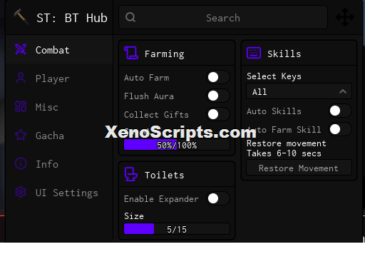 ST: BT Hub Script Keyless - Auto farm, Auto spin