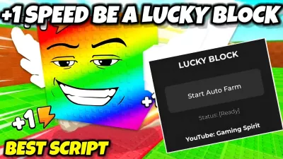 +1 Speed Be a Lucky Block icon