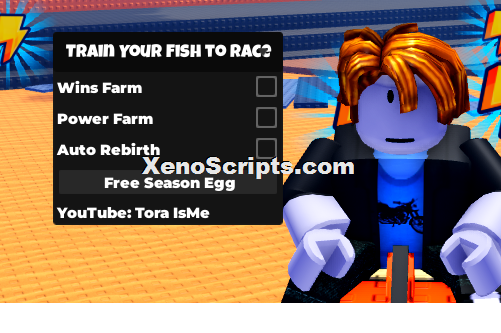 Train your Fish to Race Script Keyless - Farm Wins