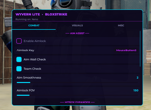 Wyvern Lite Bloxstrike Script keyless
