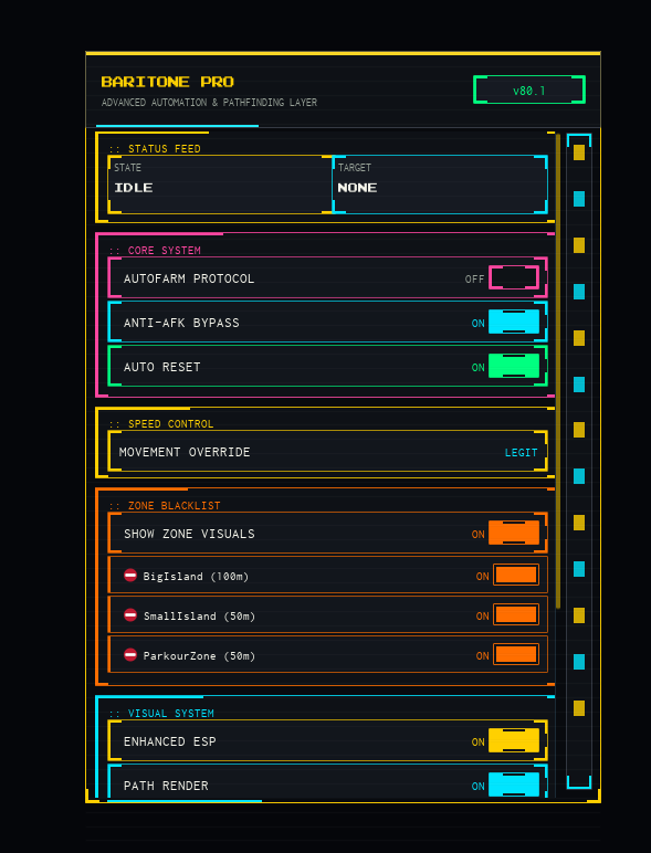Baritone Pro Sol's RNG Auto Farm Script OP (No Keys)