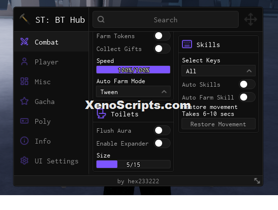 STBT Hub Script Auto spin