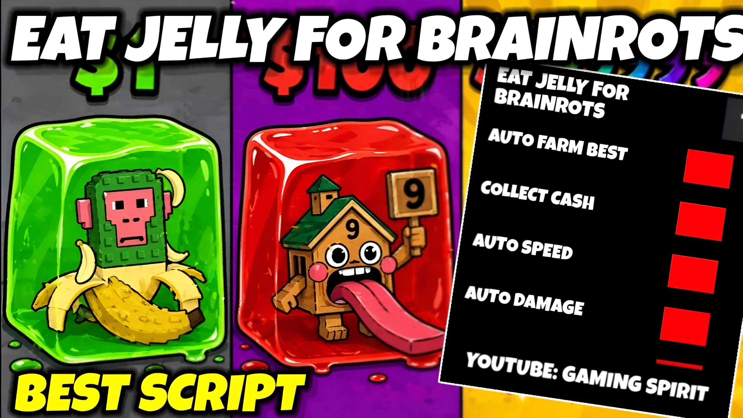 Eat Jelly for Brainrot Script Auto farm