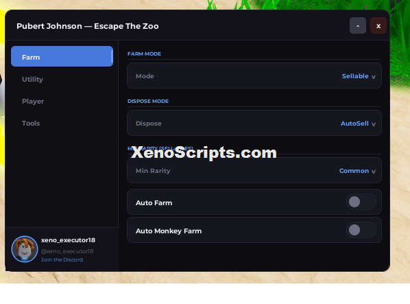 Escape the Zoo Auto Farm Script Keyless