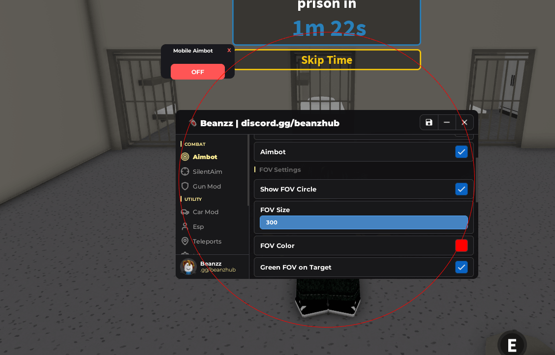 Beanzz Hub - Silent Aim & Automatic Dealer