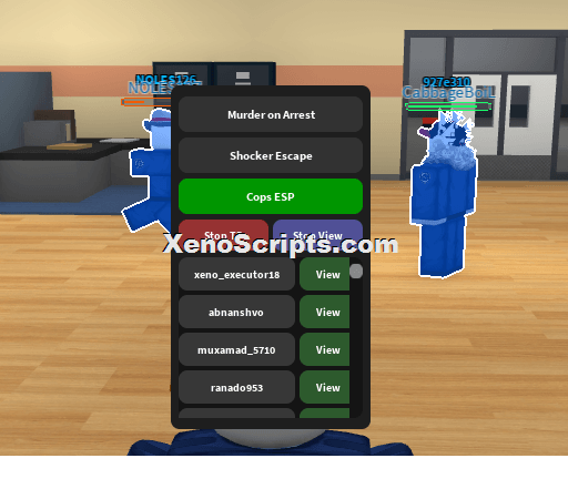 Murder on Arrest Prison Life Script Keyless